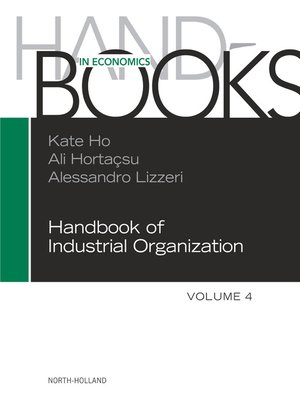 cover image of Handbook of Industrial Organization